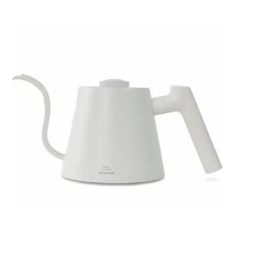 Imagem de Chaleira Bico Fino Mimo AF23285 Inox e ABS Branco com Termômetro - Mim