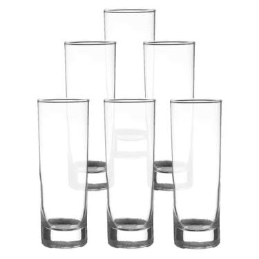 Imagem de Copo Tubo para Drink Atol 300ml 6 Unidades - Nadir Figueiredo, Transpa