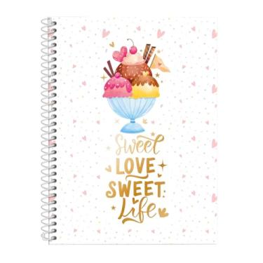 Imagem de Caderno Universitário 15 Matérias Capa Dura Doçura Sunday