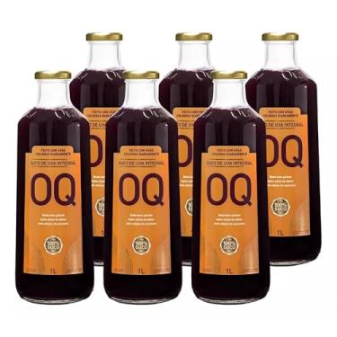 Imagem de Suco de Uva Integral OQ Sem Adição de Açúcar e Conservantes (1 Litro - Pack 6)