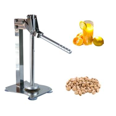 Imagem de Espremedor de frutas e limão manual de aço inoxidável resistente, espremedor de frutas e limão rápido e eficiente para uso na cozinha