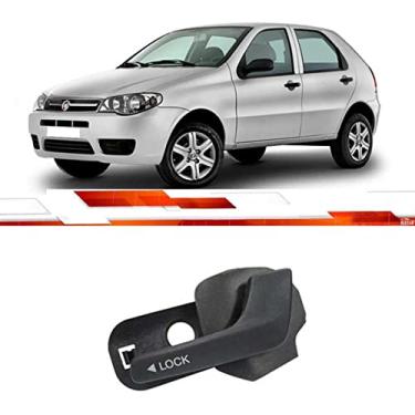 Imagem de Maçaneta da Porta Dianteira Interna Fiat Palio 4P 2004 em Diante Weekend 4P 2004 em Diante Siena 4P 2004 em Diante Strada 2004 em Diante Preto Lado Direito