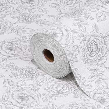 Imagem de Forro de gaveta e prateleira para armários de cozinha, não adesivo, antiderrapante, papel de prateleira, aderência, impermeável, fácil de limpar, para prateleiras de cozinha, armário, flor, 60 cm x 50