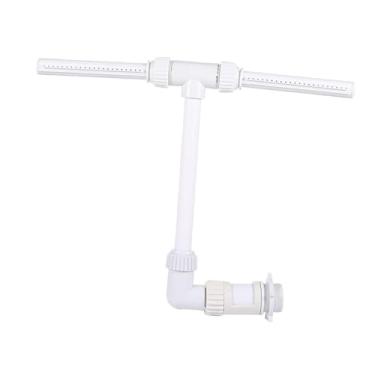 Imagem de Bothyi Fonte de piscina, cascata, acessórios de decoração, aspersor de água com jato duplo para piscina acima do solo, lago externo