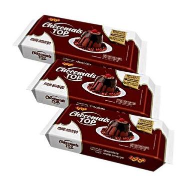 Imagem de Chocolate Meio Amargo Sabor Intenso e Marcante Vem com 3 - Jazam