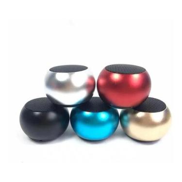 Imagem de Caixinha Som Bluetooth Mini Metal Speaker Amplificada 3w - MARKELK