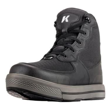Imagem de Korkers Bota masculina Stealth com sola de rock fixa Kling-On, Camuflagem preta, 46