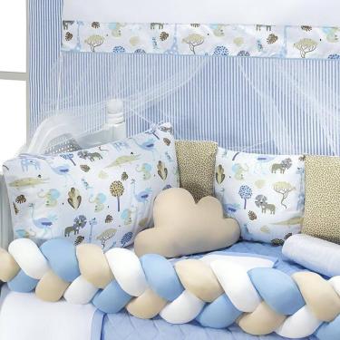 Imagem de Kit Jogo De Berço Leãozinho Estampado Kit Americano De Berço