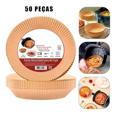 Imagem de Acessórios Para Air Fryer Forma Protetor Antiaderente