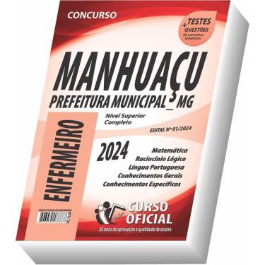 Imagem de Apostila Prefeitura De Manhuaçu - Mg - Enfermeiro