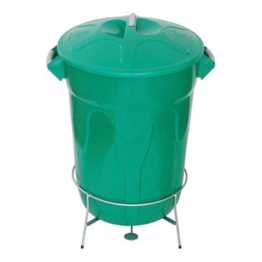 Imagem de Lixeira Plástica Com Pedal Em Aço 100l - Higipack