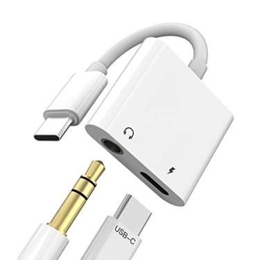 Imagem de Adaptador USB C para conector de 3,5 mm 2 em 1 para Apple para iPhone 15 Pro MAX Plus Mini para iPad compatível com fones de ouvido Samsung DAC tipo C, cabo, fone de ouvido, acessórios auxiliares de