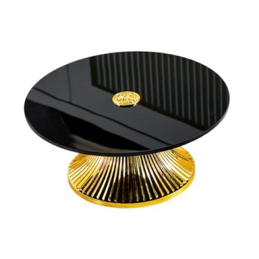 Imagem de Nishiyuenyi Suporte para Bolo, Expositor Elegante para Mesa de Doces, Suporte para Cupcakes para Decoração de Chá de Bebê, Aniversário e Recepção, M