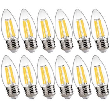 Imagem de Lâmpadas LED Chandelier FLSNT, equivalentes a 100 W, E26, pacote com 1