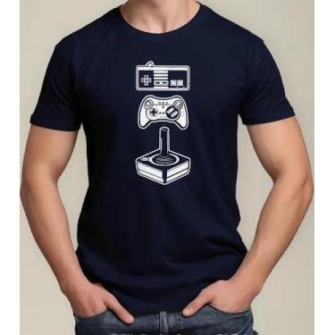Imagem de Camiseta Camisa de Algodão Adulto Masculina Feminina Gamer Geek Videog