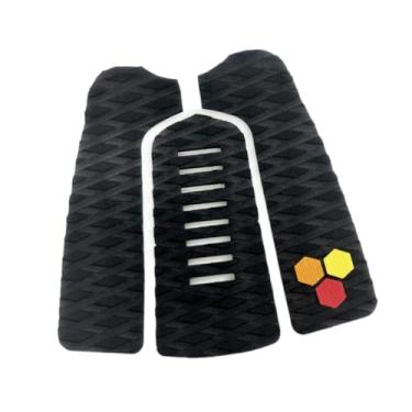 Imagem de YIJU Deck de prancha de surf antiderrapante premium com kicker em EVA preto para funboard e longboard.