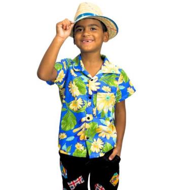 Imagem de Camisa Carimbó Masculino Infantil com Chapeu - Juju Magazine, G