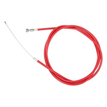 Imagem de Aoresac Cabo de Freio de Scooter, 200 Cm Resistente, Resistente Ao Desgaste Com 5 Mm Espessura, Compatível Com Scooter Elétrico M365/PRO/PRO2 Jaqueta Vermelha Exclusiva, Fácil