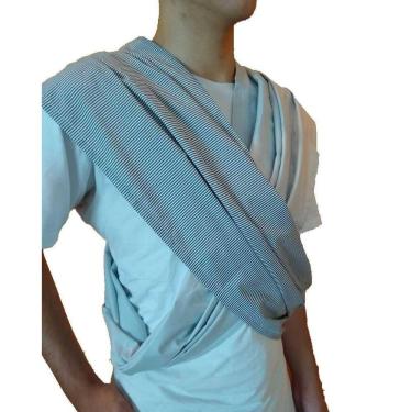 Imagem de Fastsling Canguru Piêpaô Fast Sling Listras + Cinza Claro