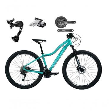 Imagem de Bicicleta Aro 29 Absolute Hera Câmbios Shimano Alívio E Altus 27v Freio Hidráulico K7 Garfo C-trava Verde Tam: 17