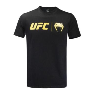 Imagem de Camiseta ufc venum classic - black/gold, XGG