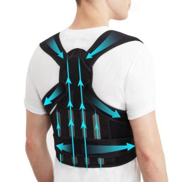 Imagem de Corretor de Postura Ajustável KD Back Brace - Para Homens e Mulheres