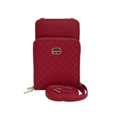 Imagem de Bolsa carteira feminina porta celular transversal tiracolo - Miss Dong