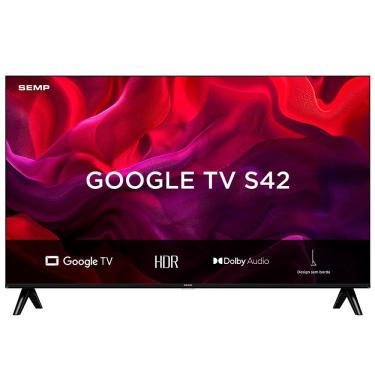 Imagem de Smart TV Semp 50 Polegadas LED Full HD S42 Wi-Fi Bluetooth Google TV HDR10 Dolby Audio 50S42