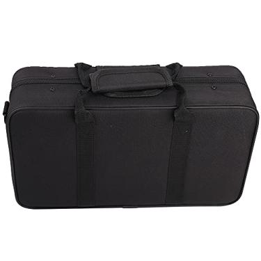 Imagem de Clarinete Gig Bag Uk Sib Acessórios, capa para clarinete, resistente à água, bolsa para clarinete, acolchoada com espuma preta, bolsa de armazenamento de pano de boi espesso com alça para estojo de