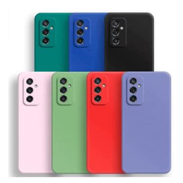 Imagem de Capa Capinha Case Anti Impacto Aveludada Samsung Galaxy M23 (PRETO)