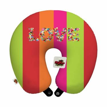 Imagem de Almofada de pescoço viagem love litras namorados lembrança