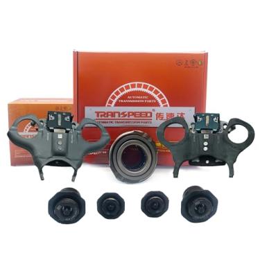 Imagem de TRANSPEED Kit de garfo de câmbio de embreagem dupla de transmissão 6DCT250 DPS6, kit de ferramentas de alavancas de garfo de liberação PS250 compatível com Ford Focus Fiesta EcoSport 2012-2017