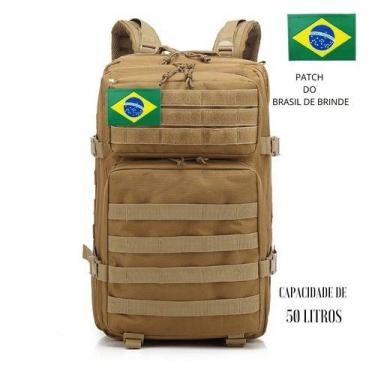 Imagem de Mochila Grande Multiuso Militar Tática Acampamento 50l - Tem Tudo OnLi