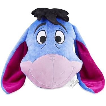 Imagem de Disney Stitch 3D Plush Cushions for Bed Travel, Cute Cuddle Pillow Stuffed Character Pillow, Bedroom Accessories, Room Decor, Gifts for Kids (Blue Eeyore)