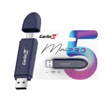 Imagem de Carlinkit Adaptador 5.0 SE Pro Wireless Android Auto & CarPlay, converte com fio para sem fio para veículos OEM (Ano modelo: 2015 a 2025) Compatível com CarPlay com fio e carros Android Auto