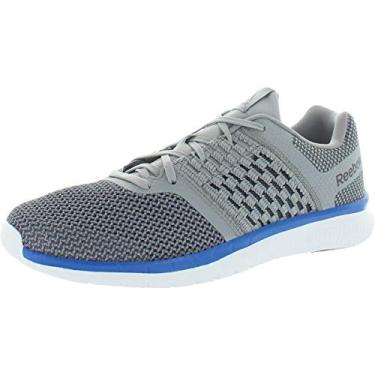 Imagem de Reebok Tênis masculino Print Prime Runner, Estanho cinza/tubarão/prata, 10