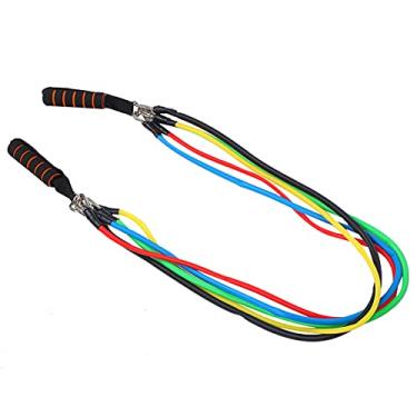 Imagem de Yinhing Conjunto de Faixas Elásticas de Resistência, Alta Elasticidade, Forte Resiliência, Corda para Puxar, para Casa, Academia, Treino, Látex, 11 Peças