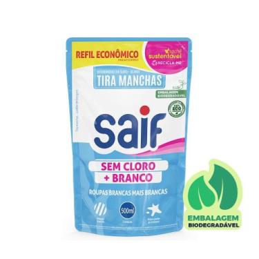Imagem de Tira Manchas Sem Cloro + Branco Sachê 500ml Saif