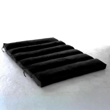 Imagem de Futon Almofada Dobrável De Espuma - Casal 128cmX188cmX10cm - - Altihau