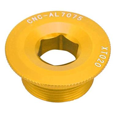 Imagem de parafusos de braço de manivela m20*10 de bicicleta,Parafuso de braço de manivela, parafusos de fixação de roda de corrente, manivela de liga de alumínio(Gold)