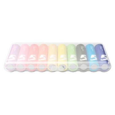Imagem de Pilhas Xiaomi Alkaline AA LR6 Rainbow 1.5V com 10 Unidades - (BHR5393G