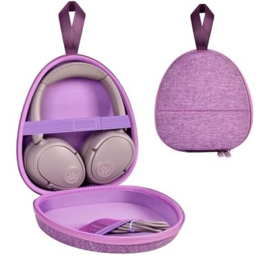 Imagem de GWCASE Capa de fone de ouvido universal para JLab/para JBL Tune 510BT 720BT 770NC 520BT/para Sony WH-CH520 WH-CH720N/ para BERIBES/para fones de ouvido Soundcore Q20i, design elegante - roxo (apenas