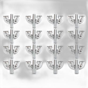 Imagem de Kit 20 Garra De Bumbo Bateria Vintage 12.1 Cromado Spanking