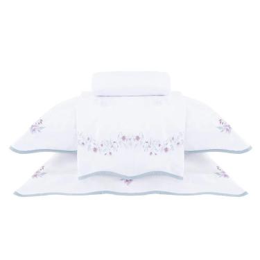 Imagem de Jogo de Cama Donna Gran Percalle 200 Fios - Casal - 4 Peças - Buddemeyer