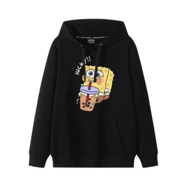 Imagem de Moletom Feminino De Outono Inverno Com Estampa De Anime SpongeBob, Est