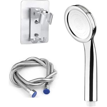Imagem de Chuveiro, chuveiro portátil de alta pressão, chuveiro de temperatura constante, acessório de chuveiro de banheiro com suporte