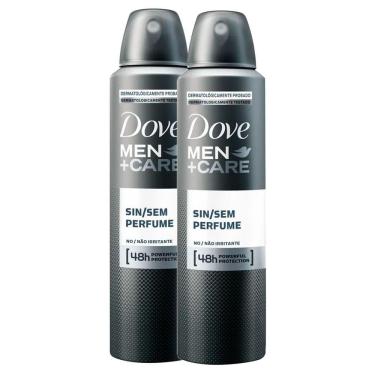 Imagem de Kit 2 Desodorante Dove Men + Care Sem Perfume Aerosol Antitranspirante 48h 150ml