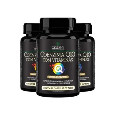Imagem de Kit 3 Coenzima Q10 com Vitaminas C e E - Coq10 60 Cápsulas Softgel Bioklein