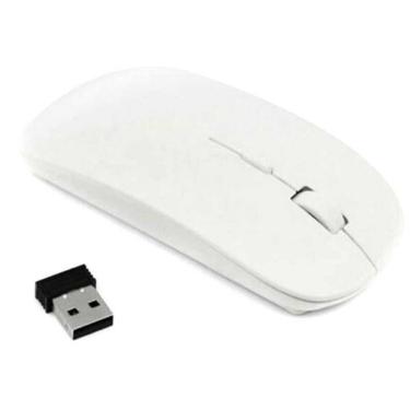 Imagem de (Branco) 2,4GHz USB Wireless Cordless Optical Mouse Mouse Mouse para Apple Macbook Pro pc Laptop