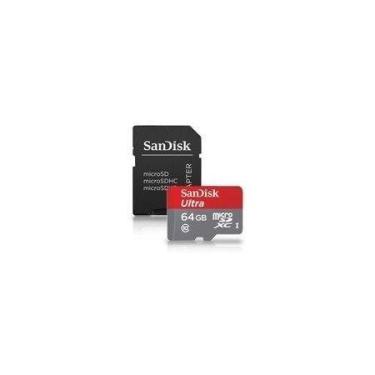 Imagem de Cartão Mem Micro Sdhc 64gb Ultra Sd Sandisk Classe 10 30mb/s